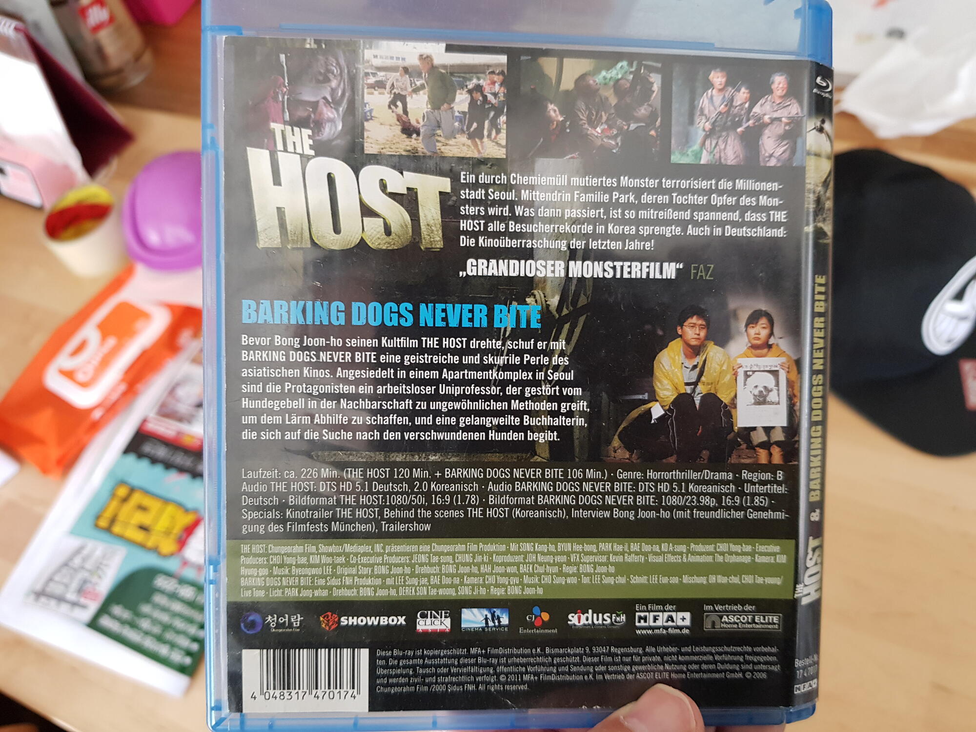 The Host Blu-ray (괴물) (South Korea)