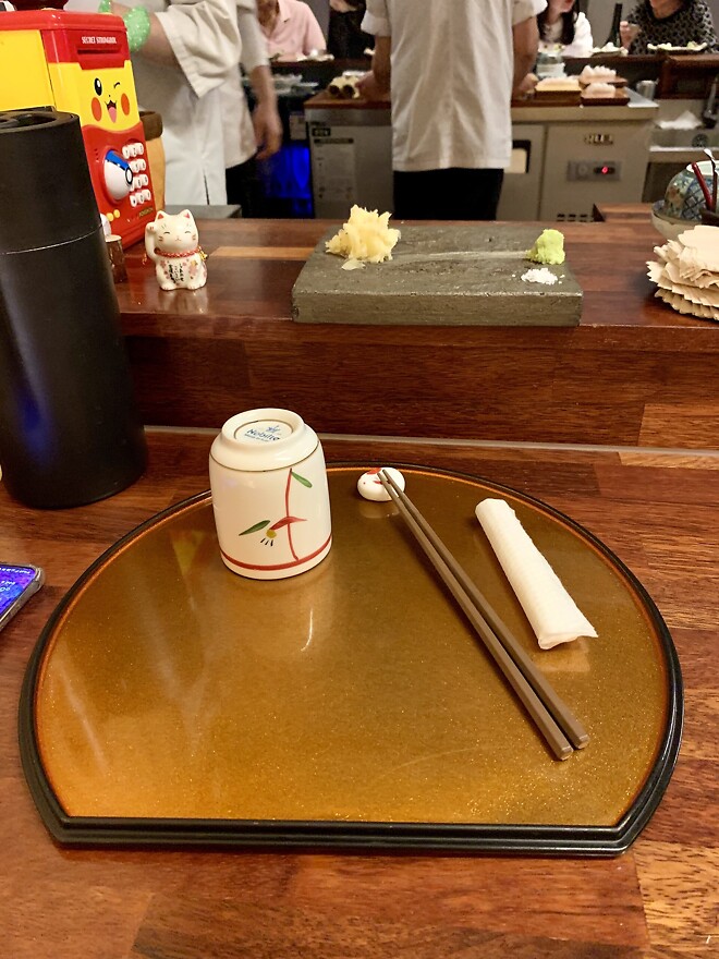 종로 스시논데, 비오는 날의 초밥.