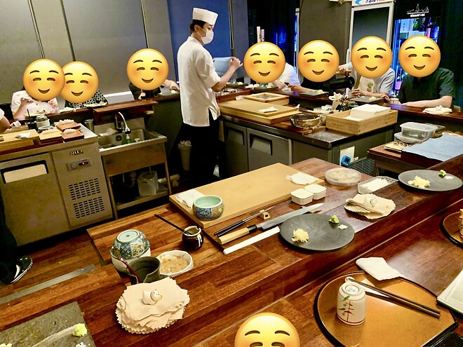 종로 스시논데, 비오는 날의 초밥.