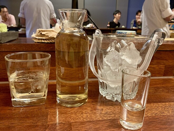 종로 스시논데, 비오는 날의 초밥.