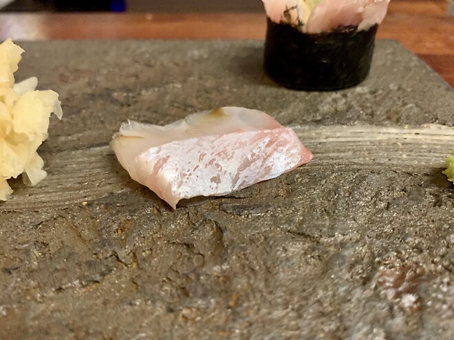 종로 스시논데, 비오는 날의 초밥.