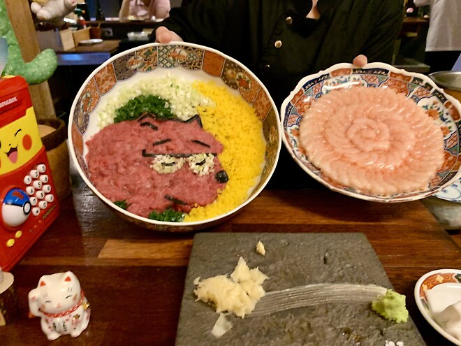 종로 스시논데, 비오는 날의 초밥.