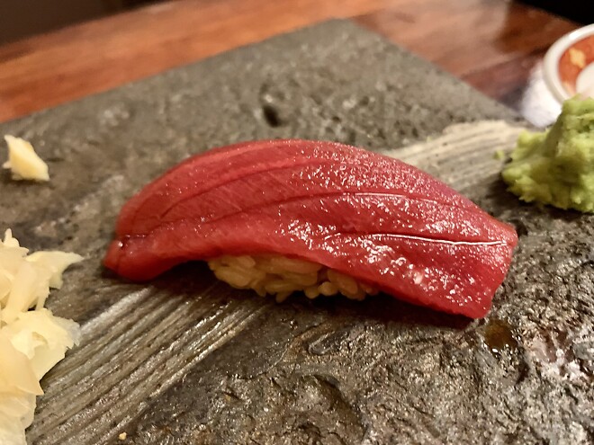 종로 스시논데, 비오는 날의 초밥.