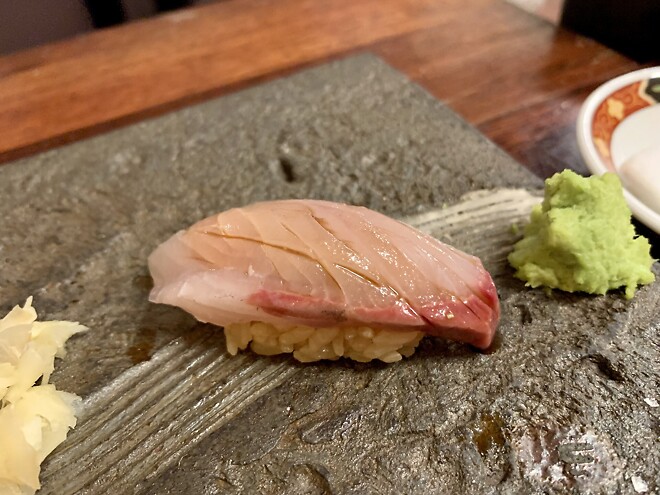 종로 스시논데, 비오는 날의 초밥.