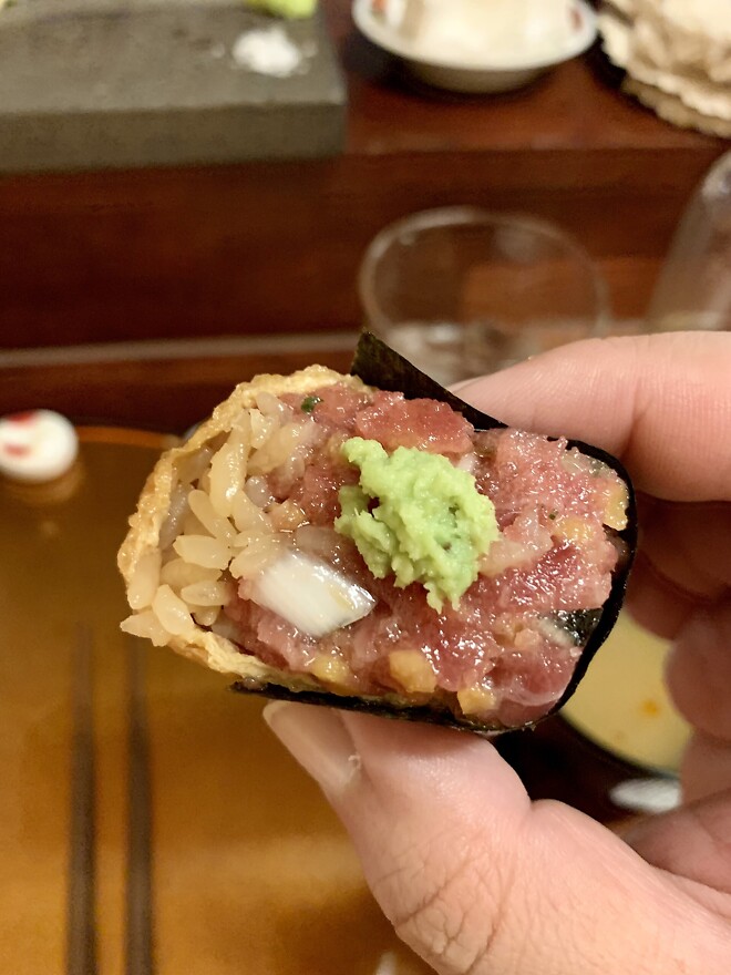 종로 스시논데, 비오는 날의 초밥.