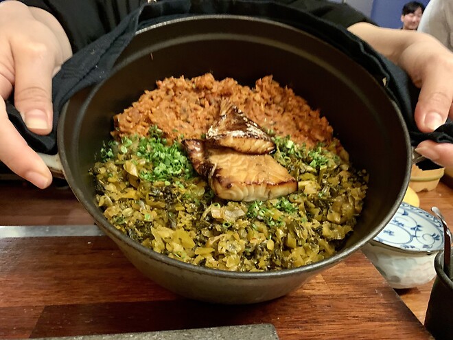 종로 스시논데, 비오는 날의 초밥.