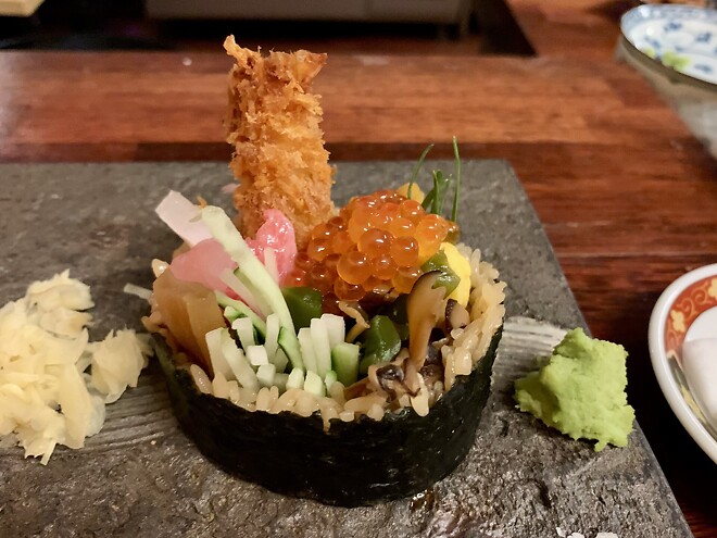 종로 스시논데, 비오는 날의 초밥.