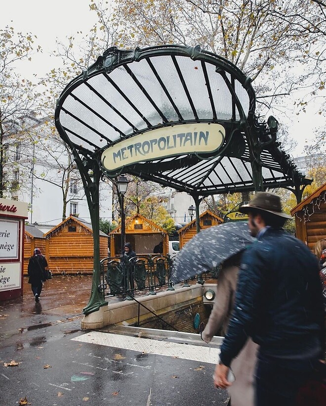 파리에 내린 첫눈