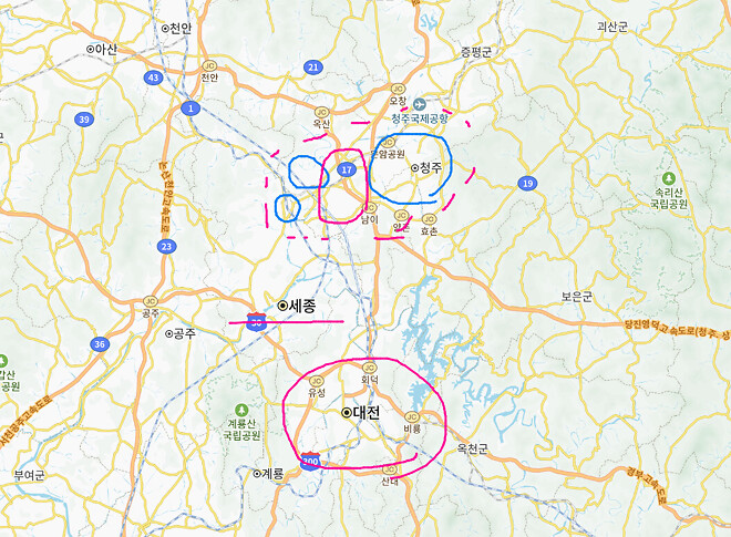 세종시 덕에 혜택보는 인근 3개 도시들