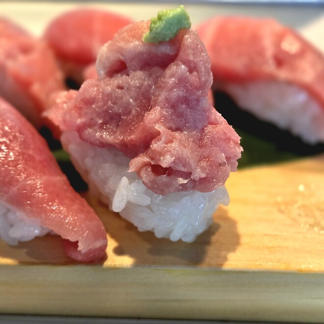 홍대, 나랑가 초밥, 참치로만 먹어 봅니다.