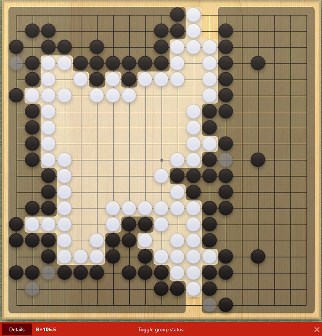 바둑) 카타고(AI) 16급에게 첫 승 ㅠㅠ (근데 영 모양이...)