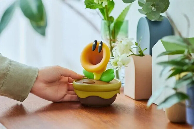 슈퍼 마리오의 수다쟁이 꽃, 3월 12일에 발매: 재치 있는 말솜씨를 통해 진짜 기기로 거듭나다