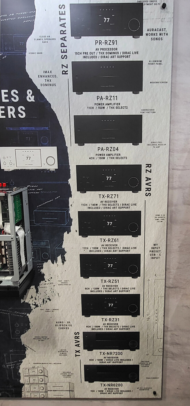 온쿄, 새로운 AV 리시버 전체 라인업과 홈 시어터 분리형 제품군 공개