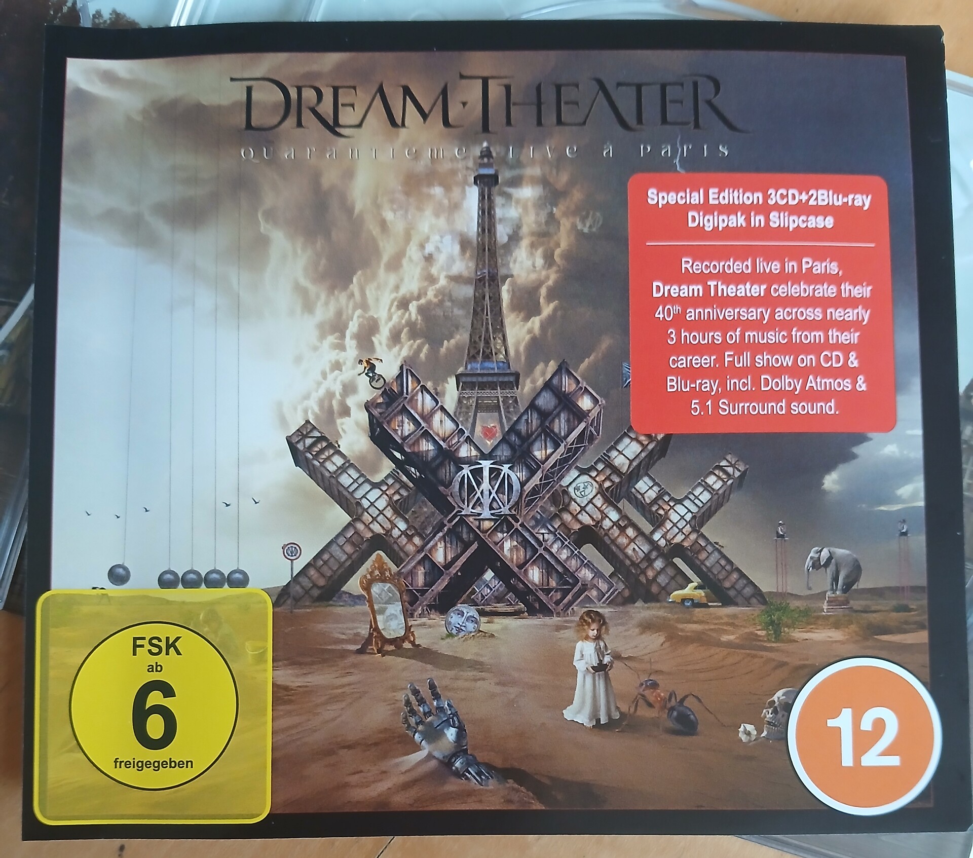 thumbnail image 2 of Dream Theater: Quarantieme – Live In Paris (3CD + 2BD) [Brand New Sealed] 2 of 5