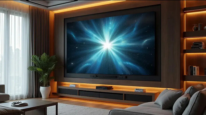 유튜버가 157인치 MicroLED TV를 실제 거실에 설치후 테스트 했습니다