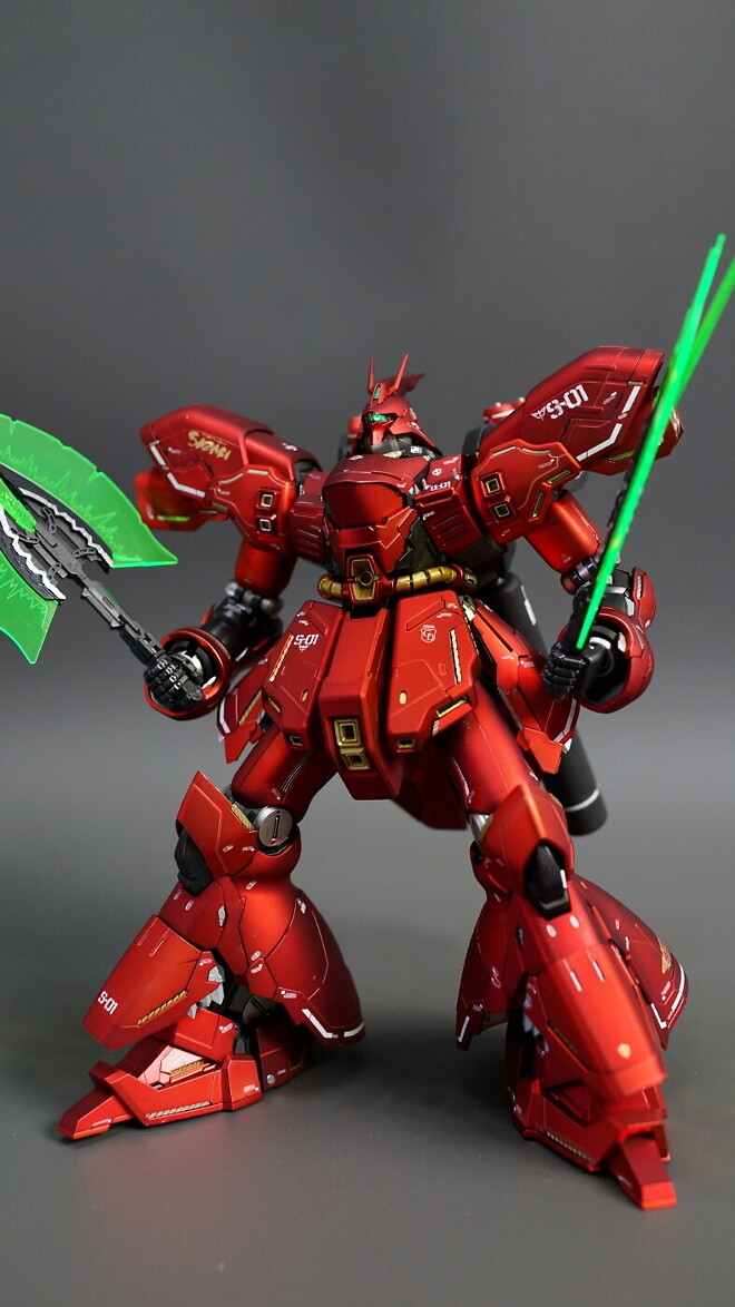 두 번째 건프라.. MG 사자비 버카 스페셜코팅판 (무광마감)