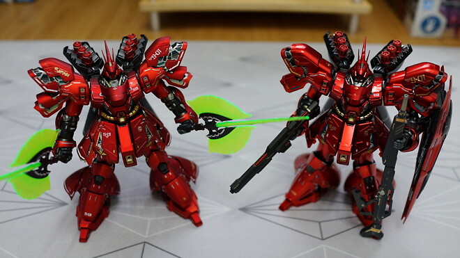 두 번째 건프라.. MG 사자비 버카 스페셜코팅판 (무광마감)