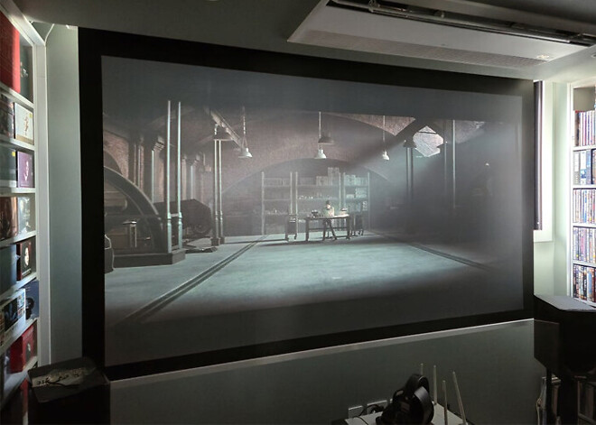 아파트 빔프로젝터 시공사례 : 뷰소닉 LX700-4K 서울 영등포구