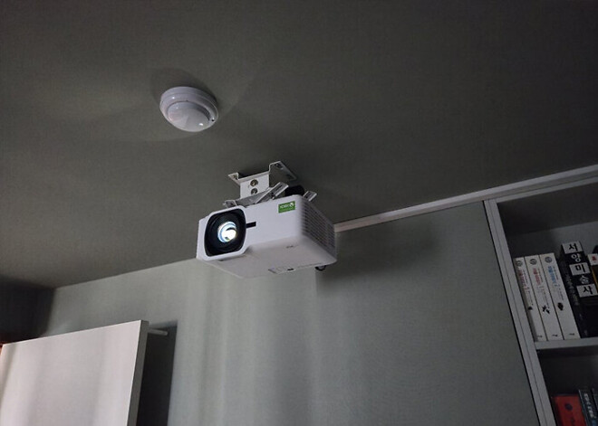 아파트 빔프로젝터 시공사례 : 뷰소닉 LX700-4K 서울 영등포구