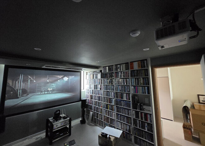 아파트 빔프로젝터 시공사례 : 뷰소닉 LX700-4K 서울 영등포구