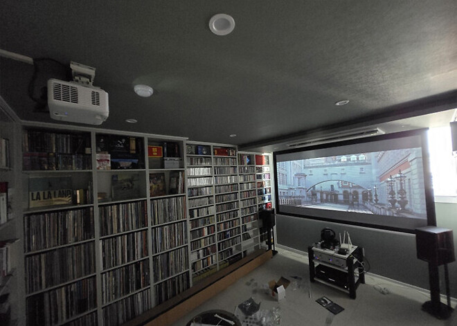 아파트 빔프로젝터 시공사례 : 뷰소닉 LX700-4K 서울 영등포구