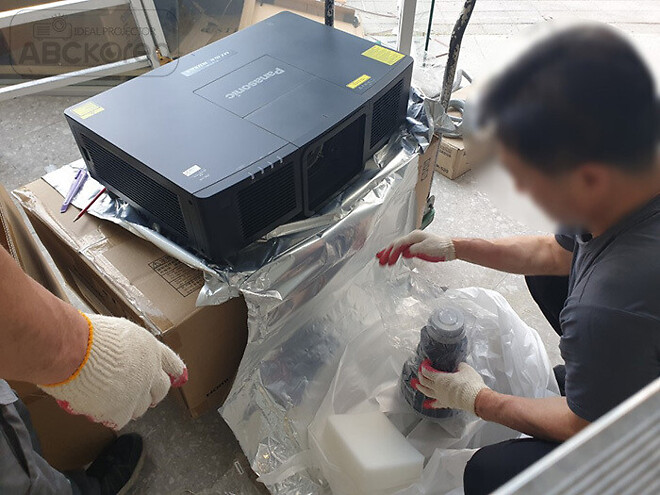 이천 디저트 39 카페 엣지블랜딩 파나소닉 빔프로젝터 시공사례