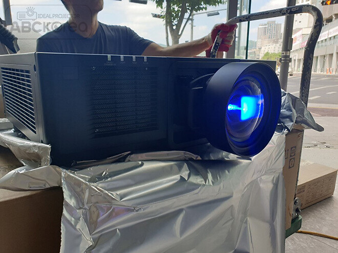 이천 디저트 39 카페 엣지블랜딩 파나소닉 빔프로젝터 시공사례