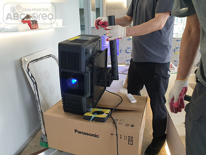 이천 디저트 39 카페 엣지블랜딩 파나소닉 빔프로젝터 시공사례