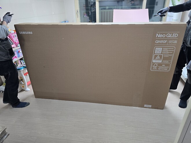 펀조이 삼성 85인치 KQ85QNF90AFXKR 구매후기 !