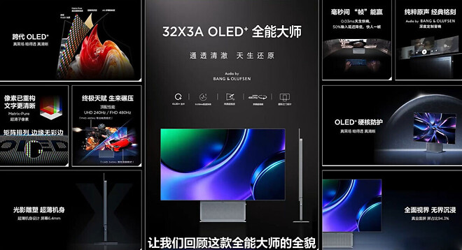 TCL, 자체 개발 첫 번째 32&amp;quot; 4K OLED+ 듀얼 모드 모니터 32X3A 발표