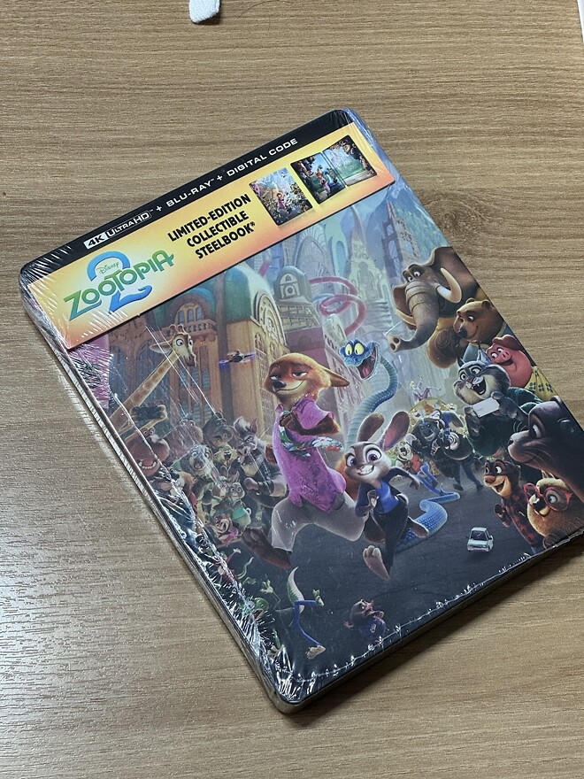 아마존 주토피아2 스틸북이 왔는데 좀 아쉽네요