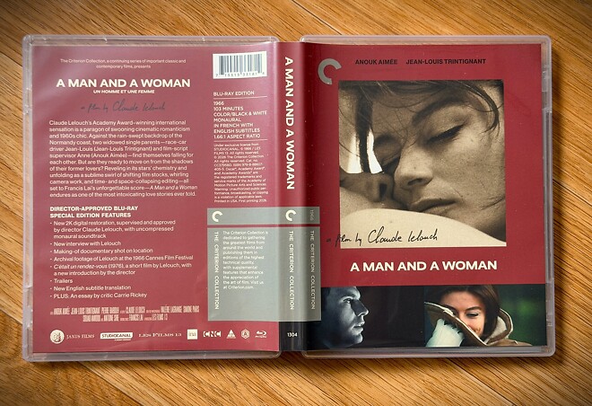 [ 남과 여 - A Man and A woman ] 크라이테리언 북미판 인증