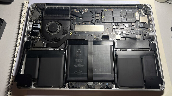 2015 맥북프로 13인치 배터리 교체