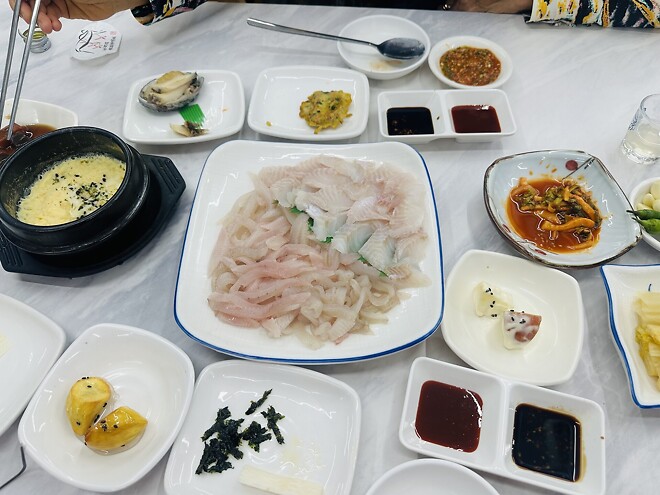 왕볼락, 담배도다리 회에 한잔^^