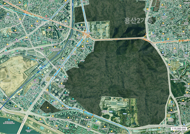 용산 국방부는 이전해야겠네요.