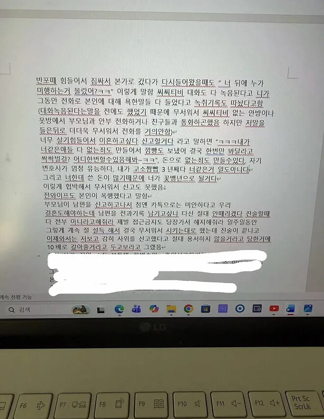 블랙핑크 지수 친오빠 부인 가정폭력 피해 폭로중