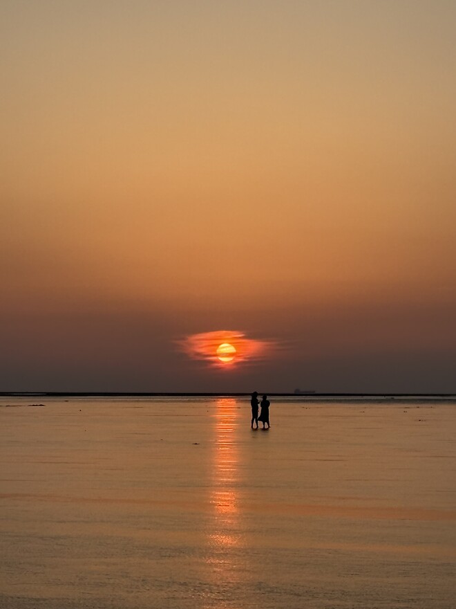 대만 타이중 가오메이 습지(아시아의 우유니 사막)