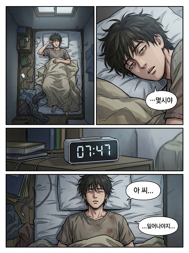 전에 적어둔 단편 공포영화 아이디어를 시각화 해봤습니다!