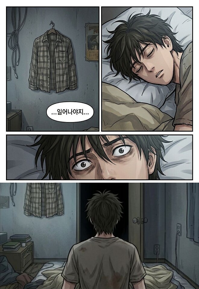 전에 적어둔 단편 공포영화 아이디어를 시각화 해봤습니다!