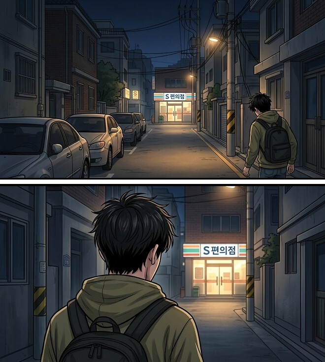 전에 적어둔 단편 공포영화 아이디어를 시각화 해봤습니다!