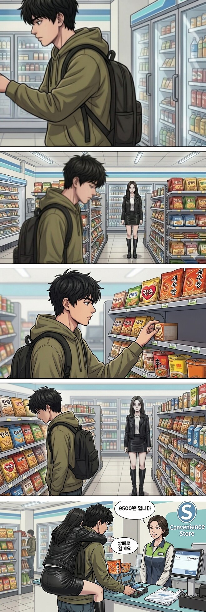 전에 적어둔 단편 공포영화 아이디어를 시각화 해봤습니다!