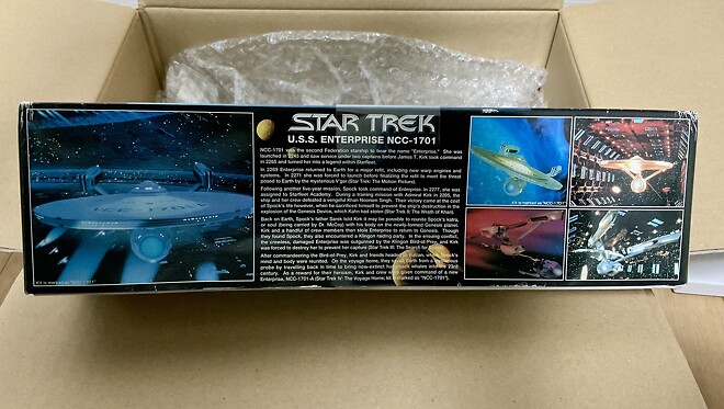 반다이 1/850 스타트렉 ncc-1701 엔터프라이즈 개봉기
