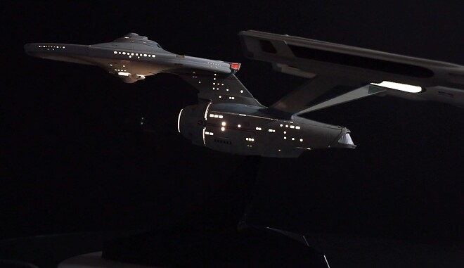 반다이 1/850 스타트렉 ncc-1701 엔터프라이즈 개봉기