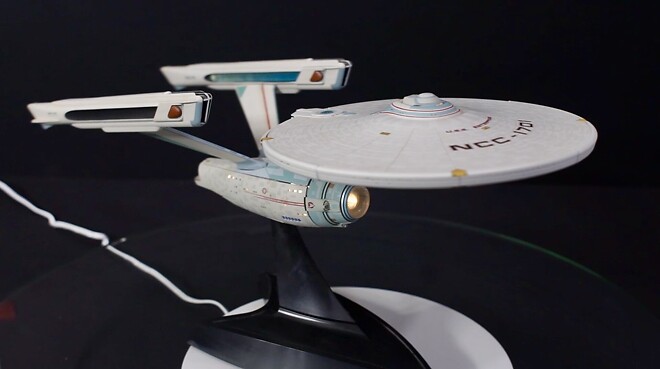 반다이 1/850 스타트렉 ncc-1701 엔터프라이즈 개봉기