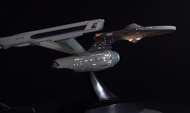 반다이 1/850 스타트렉 ncc-1701 엔터프라이즈 개봉기