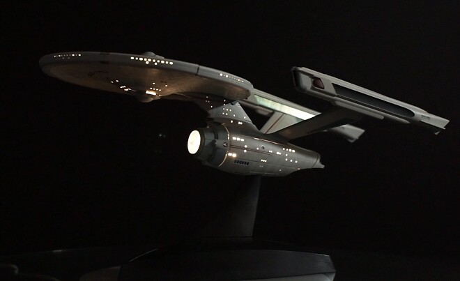 반다이 1/850 스타트렉 ncc-1701 엔터프라이즈 개봉기