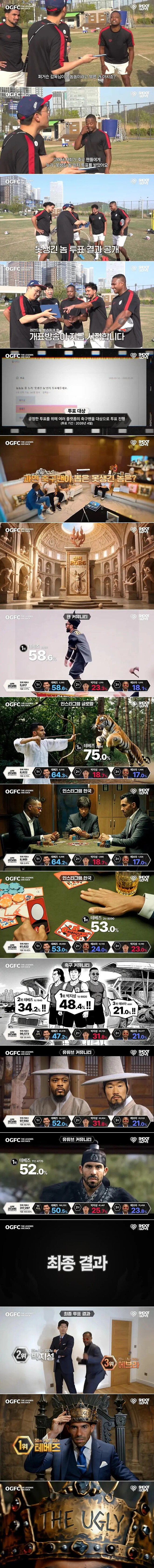 아니 이게 뭐야 못생긴놈 박지성