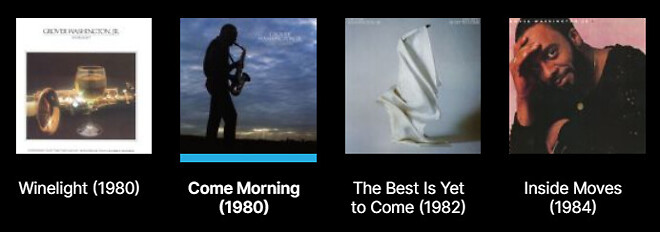 퓨젼재즈) 글로버 워싱턴 주니어 - be mine