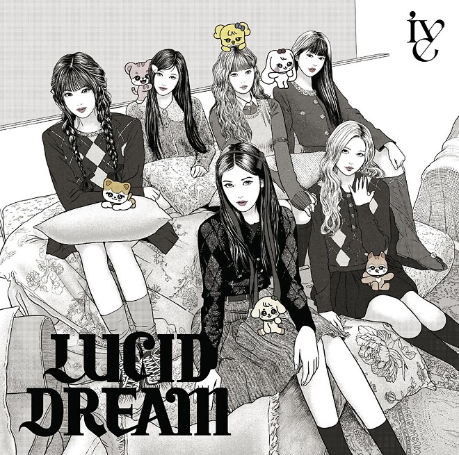 이토 준지가 직접 그린 아이브 JAPAN 4th EP LUCID DREAM 앨범 커버