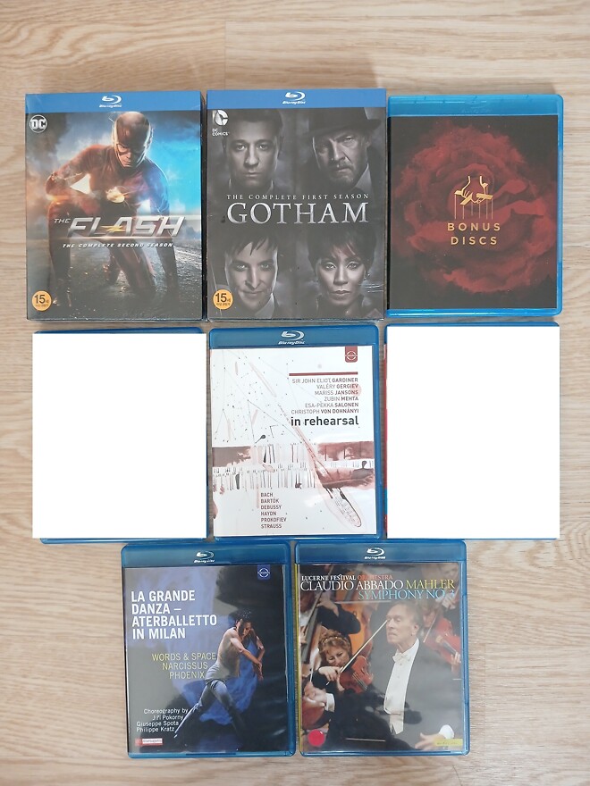 블루레이 몇장 판매합니다.